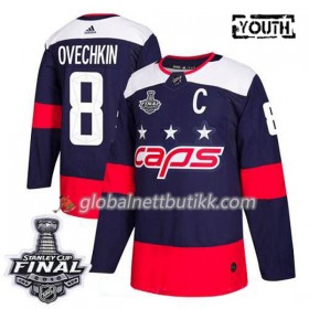 Washington Capitals Hockeydrakt Alex Ovechkin 8 2018 Stanley Cup Final Patch Stadium Series Adidas Authentic - Barn